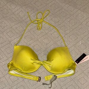 Victoria's Secret Lime Green Halter Bikini Top ✨Brand New✨